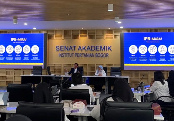 REKTOR ALIM KENALKAN SEMANGAT IPB MIRAI